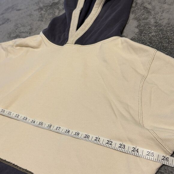 Rugby Ralph Lauren Vintage Men’s Heavyweight Hoodie Size XL White Navy - Picture 5 of 7